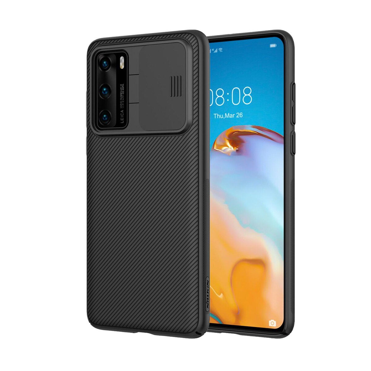 Husa de protectie, NILLKIN, TPU, Compatibil cu HUAWEI P40, Negru