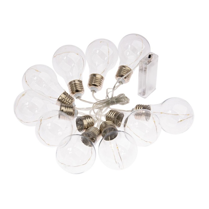 Гирлянд с тлеещи светлини 2.1м с 10 led крушки