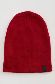 DeFacto, Caciula tricotata cu aplicatie discreta, Rosu DeFacto, Caciula tricotata cu aplicatie discreta, Rosu