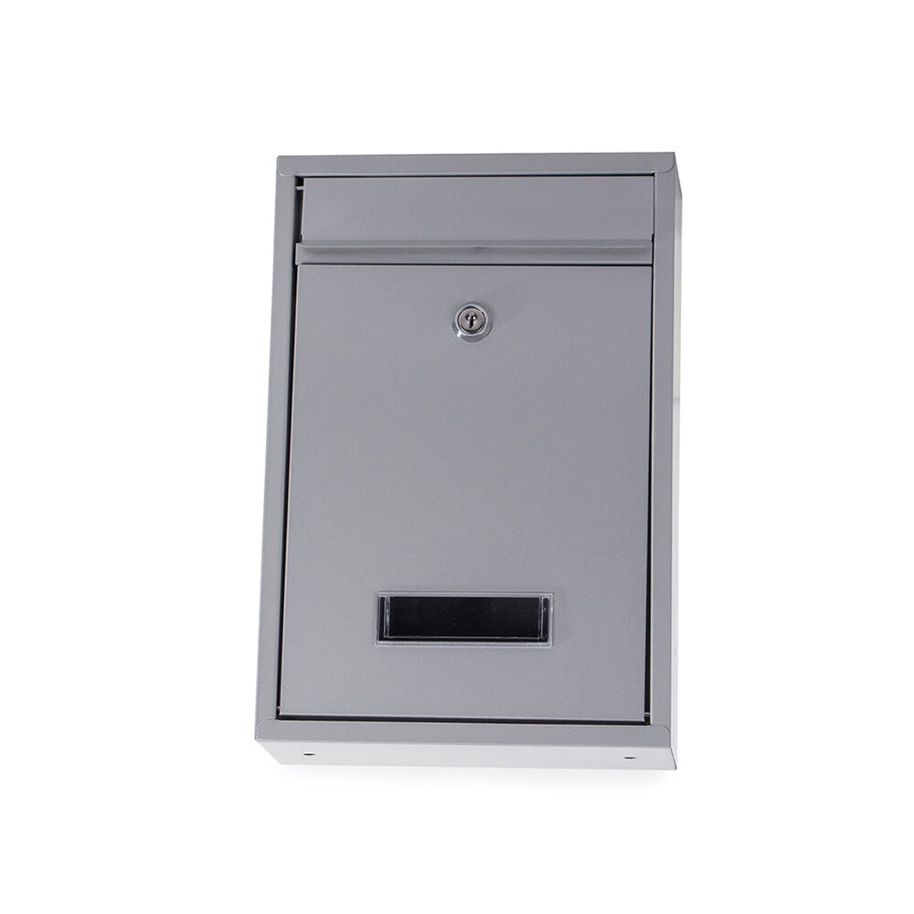 Cutie postala, Zola®, pentru scrisori, ziare, pliante, din otel, gri cu deschidere usoara, rezistenta la conditii meteorologice