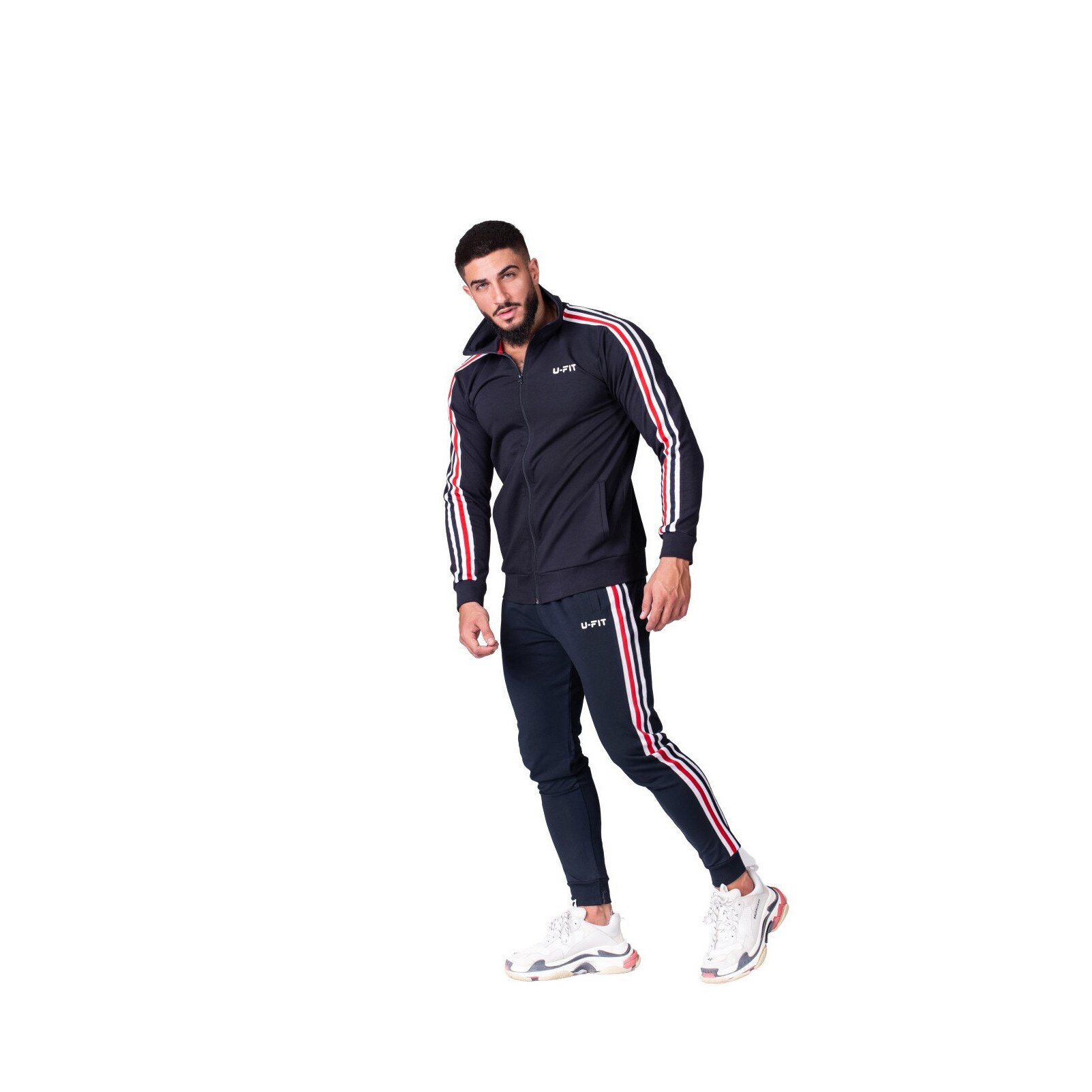 Trening PREMIUM bumbac organic UFIT22, Bleumarin, XL