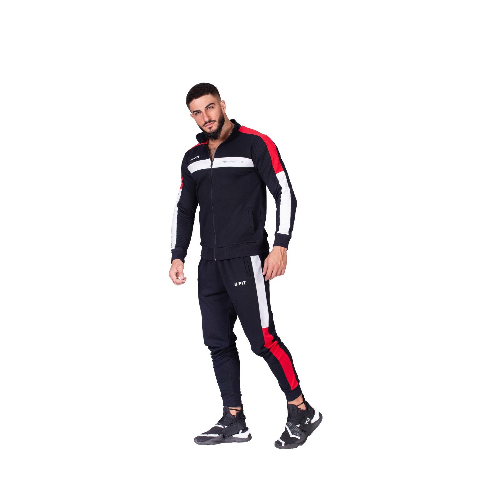 Trening PREMIUM bumbac organic UFIT27, Bleumarin, 3XL