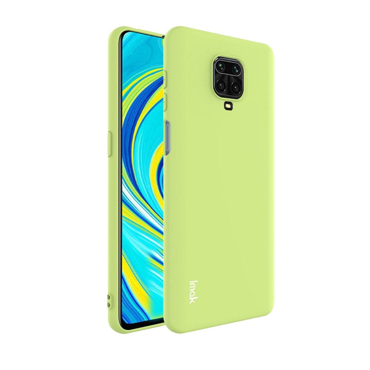 Husa de protectie, IMAK, Cauciuc, Compatibil cu XIAOMI REDMI NOTE 9S / 9PRO / 9 PRO MAX, Verde