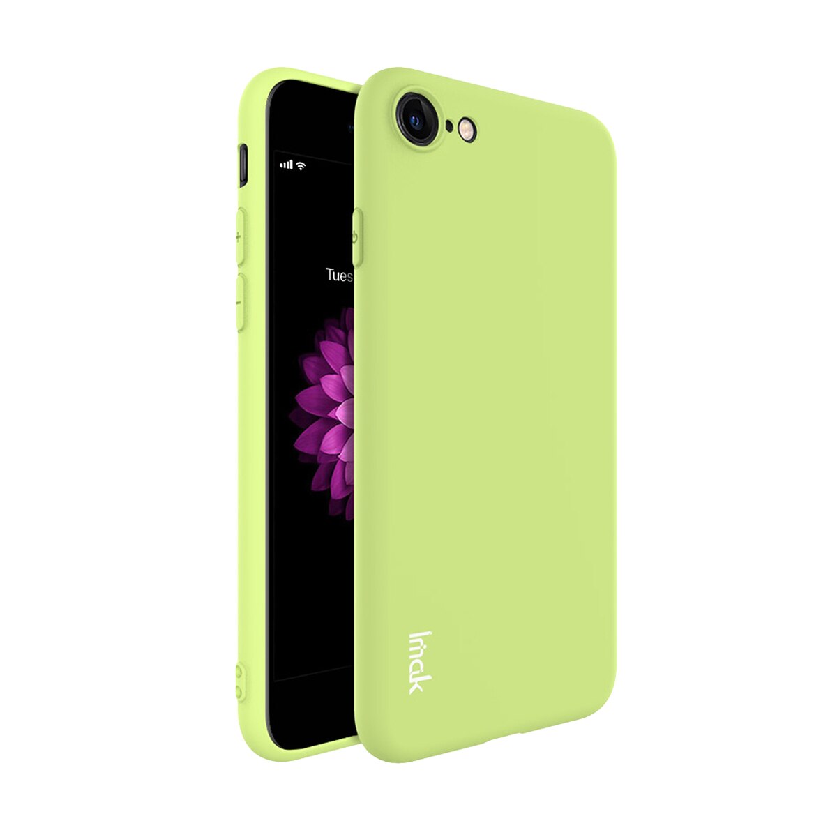 Husa de protectie, IMAK, Cauciuc, Compatibil cu Iphone SE 2020, Verde