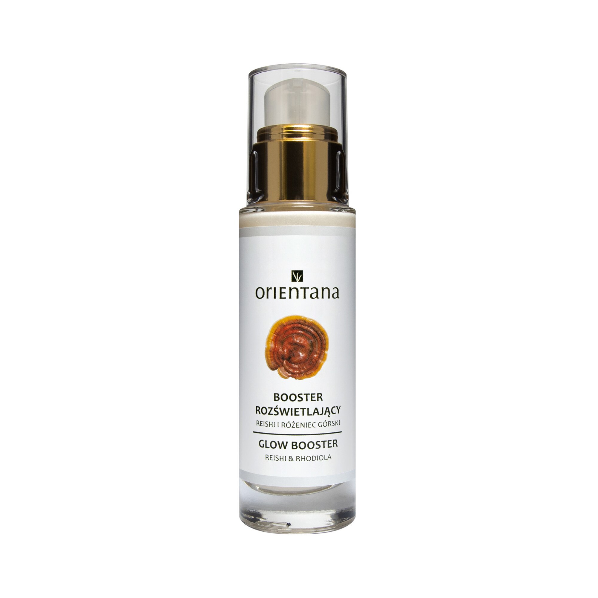 Crema de zi pentru ten cu reishi & rhodiola, iluminatoare, Orientana, 30ml