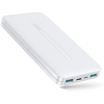 Baterie externa portabila Joyroom JR-T012 10000 mAh, 4 Porturi, LED, Alb Baterie externa portabila Joyroom JR-T012 10000 mAh, 4 Porturi, LED, Alb