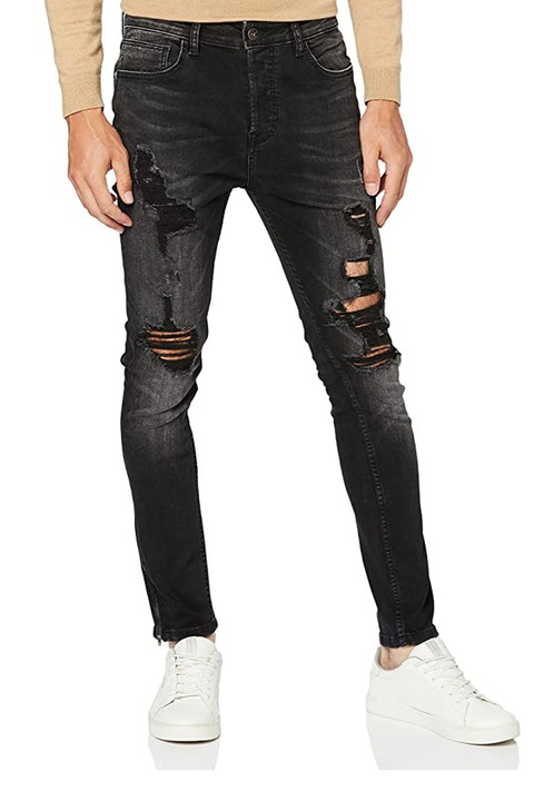 Blugi barbati, Find, Bumbac, L32, Negru