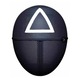 Костюм за възрастни IdeallStore, Squid Game, модел Triangle, размер S, червен