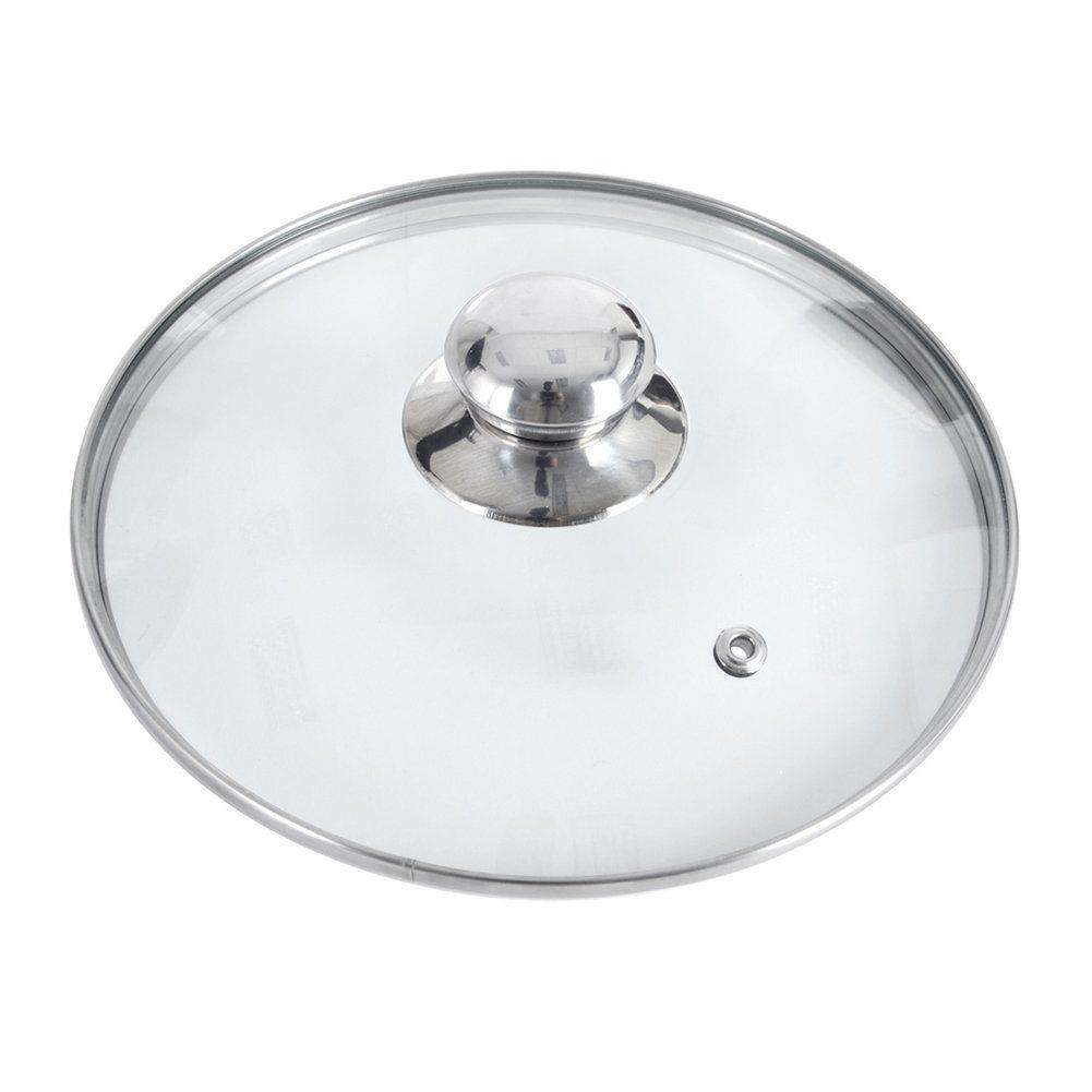 Capac tigaie, Orion, Sticla, 24 cm, Transparent