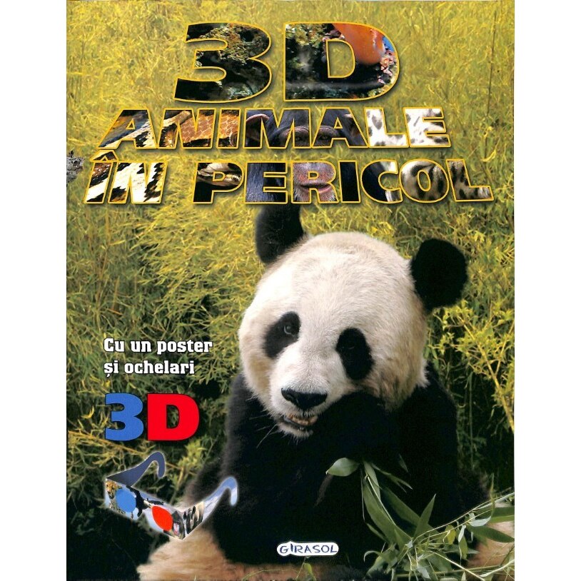 3D - Animale in pericol (poster+ochelari)