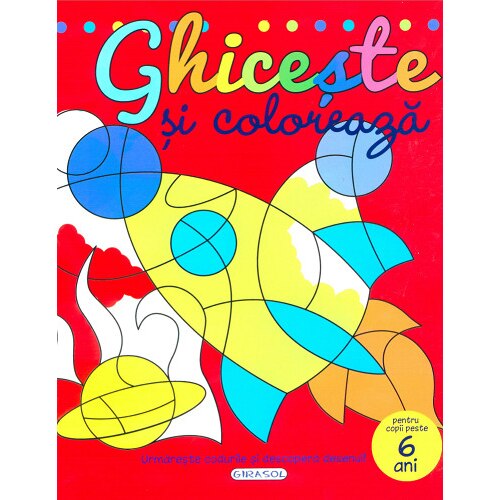 Ghiceste si coloreaza 6 ani