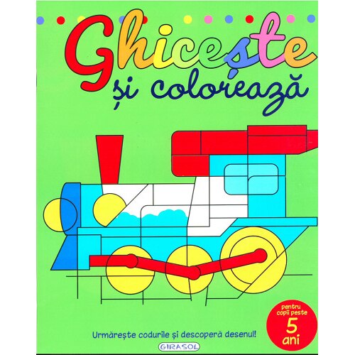 Ghiceste si coloreaza 5 ani