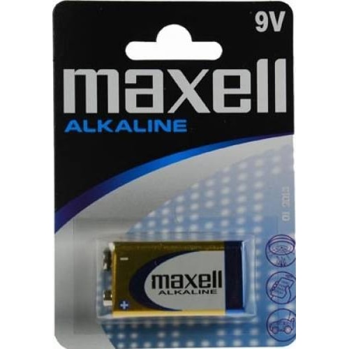Baterie alcalina 9V blister Maxell