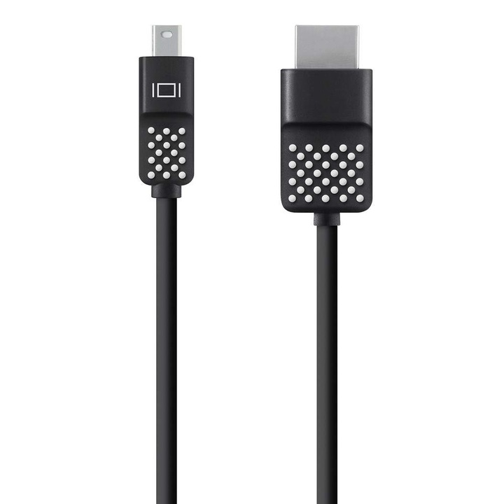 Адаптер Belkin от mini DisplayPort (MiniDP) към HDMI (M/M), 4K, 1.8 м, Черен