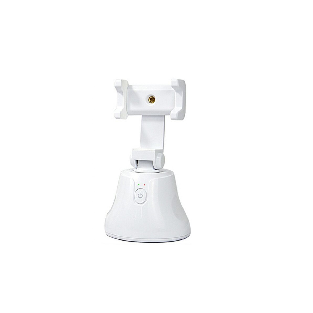 Suport de telefon cu functie Smart Camera, rotire 360 de grade, Alb