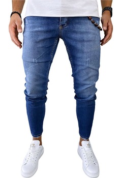 Blugi pentru barbati dehaine albastri B2608 34, Albastru Blugi pentru barbati dehaine albastri B2608 34, Albastru