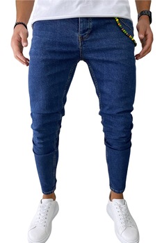 Blugi pentru barbati dehaine albastri B6250 33, Albastru Blugi pentru barbati dehaine albastri B6250 33, Albastru