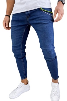 Blugi pentru barbati dehaine albastri B6771 34, Albastru Blugi pentru barbati dehaine albastri B6771 34, Albastru