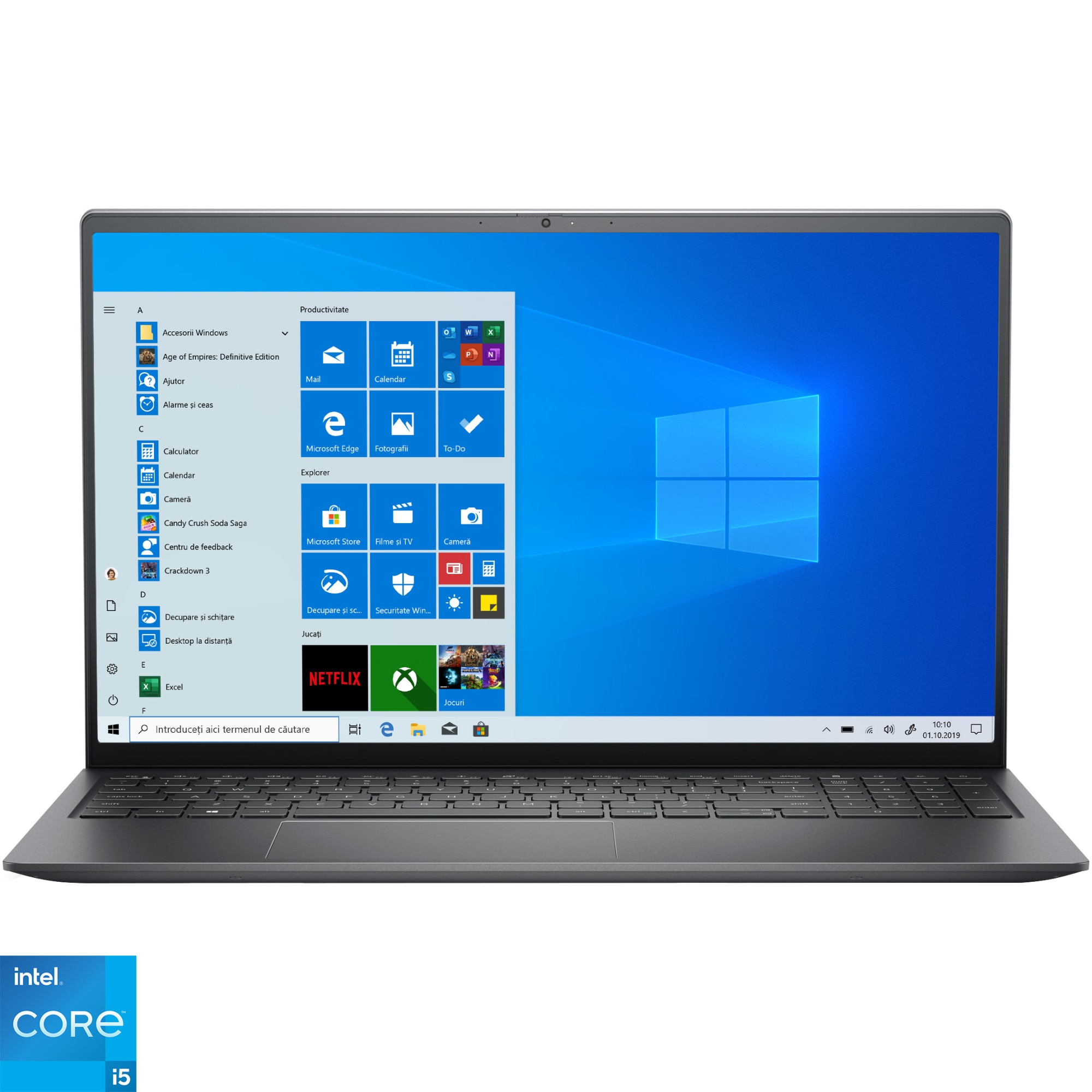 Laptop Dell Vostro 5510 cu procesor Intel Core i5-11300H, 15.6