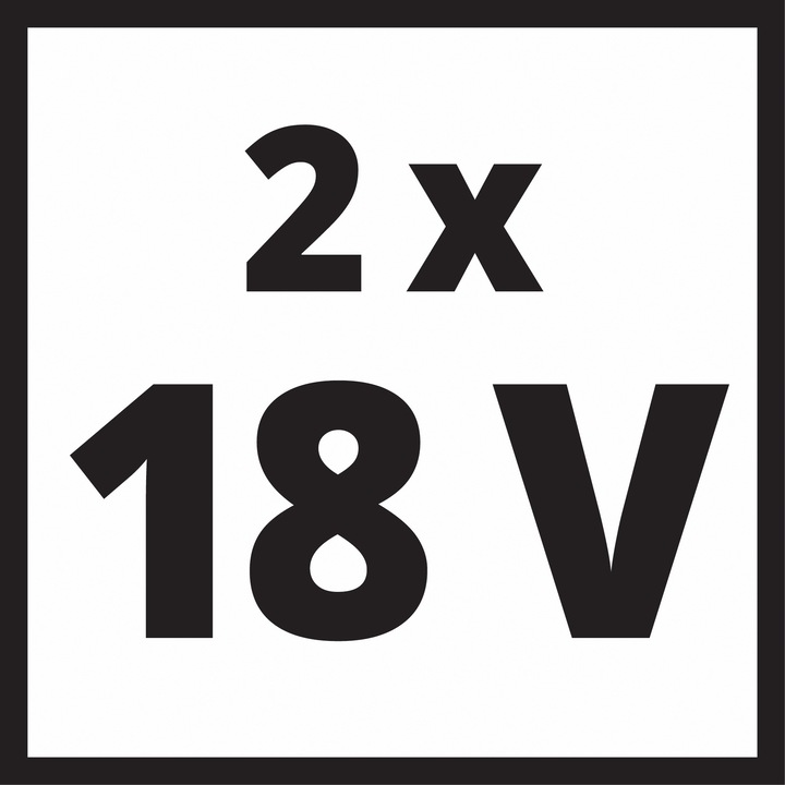 Set 2 acumulatori Einhell Power-X-Change 4511524, 2.5 Ah, 18 V, 720 W putere maxima