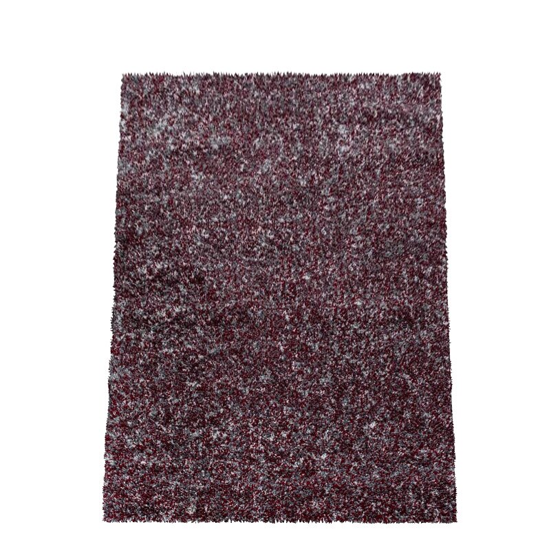 Covor modern cu fir lung Shaggy Enjoy 4500, 60x110 cm, 100% polipropilena,gramaj , 2500g/mp, inaltime fir 3 cm , model uni, culoare rosu