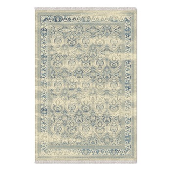 Covor living / dormitor Carpeta Atlas, polipropilena heat-set, dreptunghiular, albastru si crem, 200 x 295 cm, stil clasic, calduros, placut la atingere Covor living / dormitor Carpeta Atlas, polipropilena heat-set, dreptunghiular, albastru si crem, 200 x 295 cm, stil clasic, calduros, placut la atingere