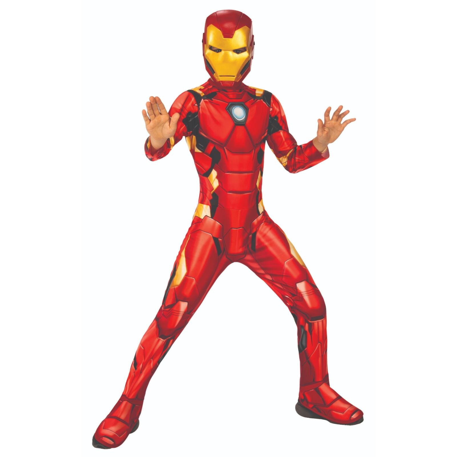 Costum Iron Man pentru baieti, 5 - 6 ani, 122 cm