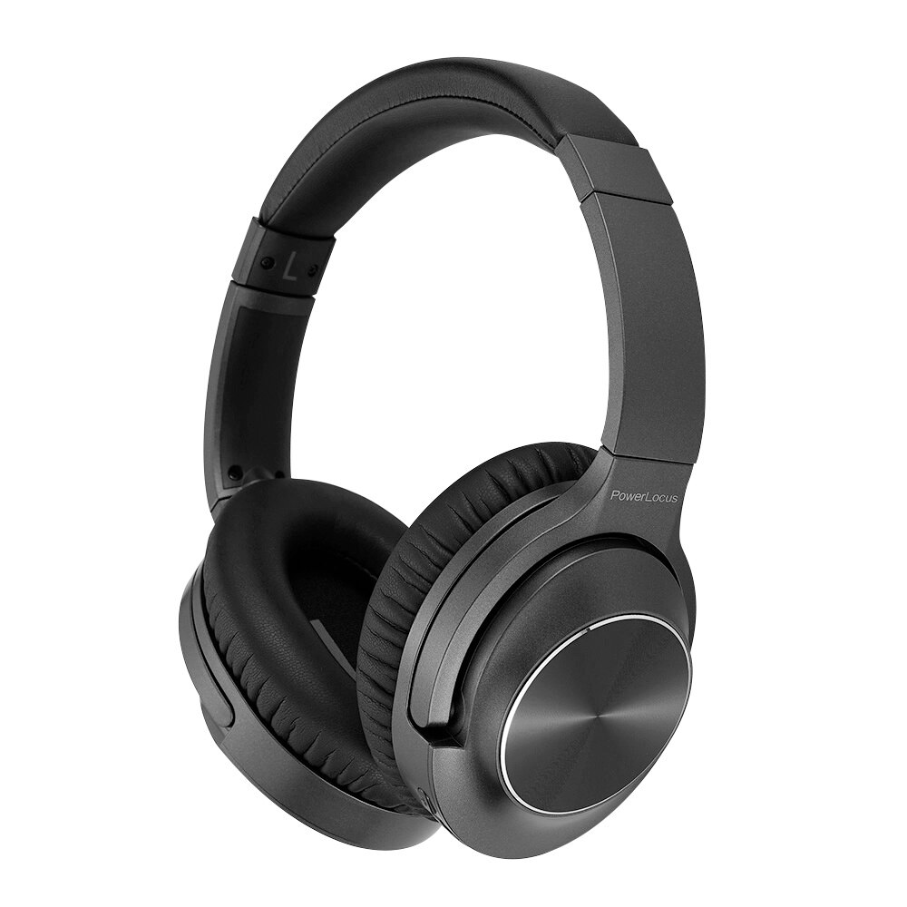 Casti Audio Wireless PowerLocus CD ,Active Noise Cancelling, HD Voice, Negru