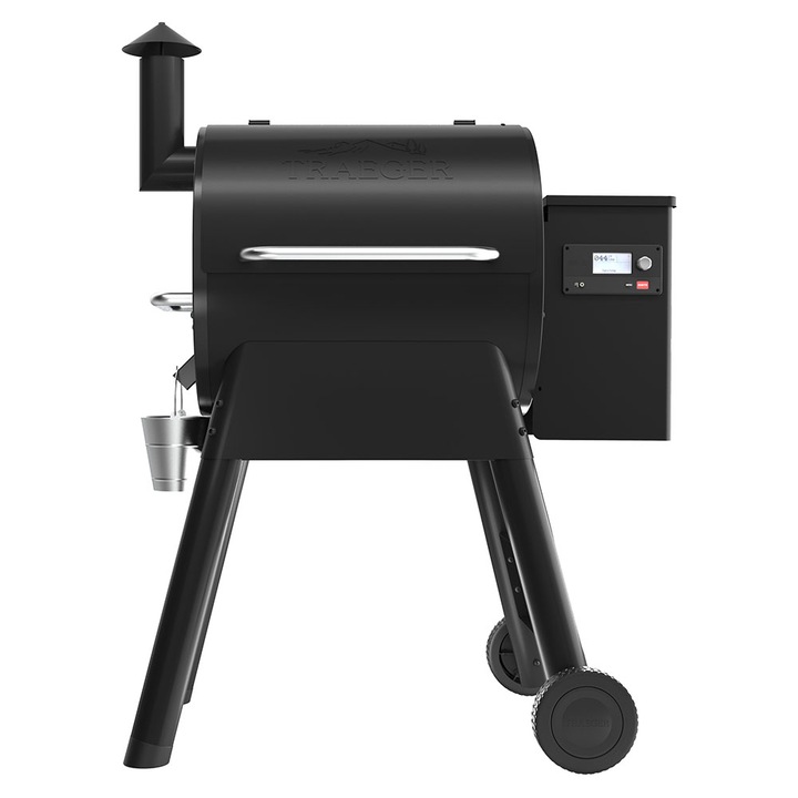 Барбекю на пелети Traeger Pro 575, дистанционно управление, Direct Drive технология, порцеланово покритие, стомана, сонда за месо