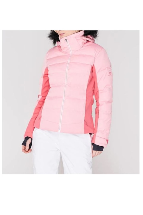 Дамско зимно яке Salomon Storm jacket, Бледорозов