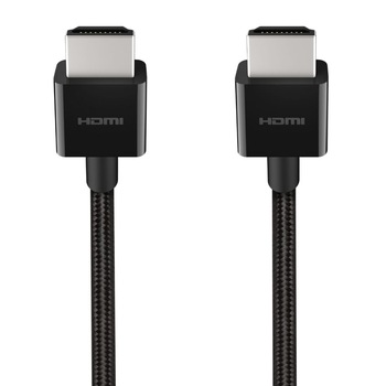 Cablu Belkin HDMI UHD 4K / 120Hz 8K / 60Hz 48Gbps Nylon 1m Negru Cablu Belkin HDMI UHD 4K / 120Hz 8K / 60Hz 48Gbps Nylon 1m Negru