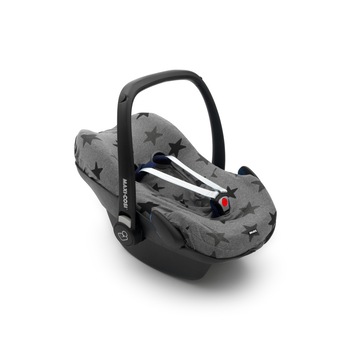 Husa de bumbac pentru scaune auto grupa 0+ Dooky Grey Stars Husa de bumbac pentru scaune auto grupa 0+ Dooky Grey Stars