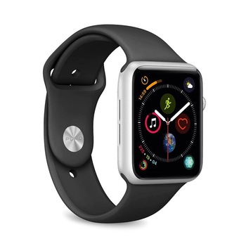 Curea neagra, Puro Icon Apple Watch 44 / 42mm, 2 dimensiuni Curea neagra, Puro Icon Apple Watch 44 / 42mm, 2 dimensiuni