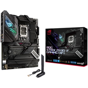 Placa de baza ASUS ROG STRIX Z690-F GAMING WIFI, Socket 1700 Placa de baza ASUS ROG STRIX Z690-F GAMING WIFI, Socket 1700