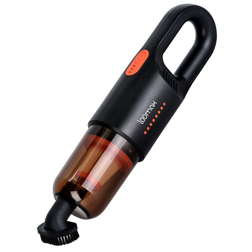 Aspirator fara fir portabil Loomax, 2000 mAh, 8000 pa, aspiratie puternica, 2 capete