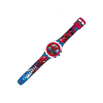Spiderman - Детски ръчен часовник, За момче, Цифров, Ефект 3D, Светещ