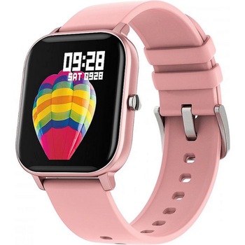 Smartwatch Maxcom FW35 Aurum, bratara TPU, Auriu Roz Smartwatch Maxcom FW35 Aurum, bratara TPU, Auriu Roz