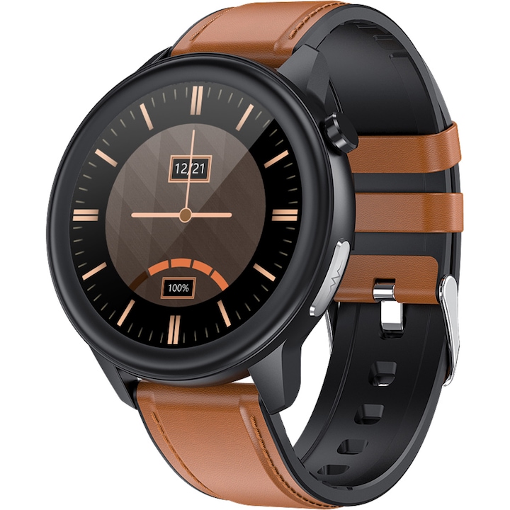 Часовник Smartwatch Maxcom FW46 Xenon, bratara TPU, Black