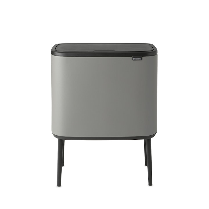 Кош за смет Brabantia Bo Touch 3x11L, Mineral Concrete Grey, Сив