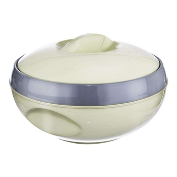 Caserola termica Venus, Orion, Plastic/inox, 1 L, Crem/Gri Caserola termica Venus, Orion, Plastic/inox, 1 L, Crem/Gri