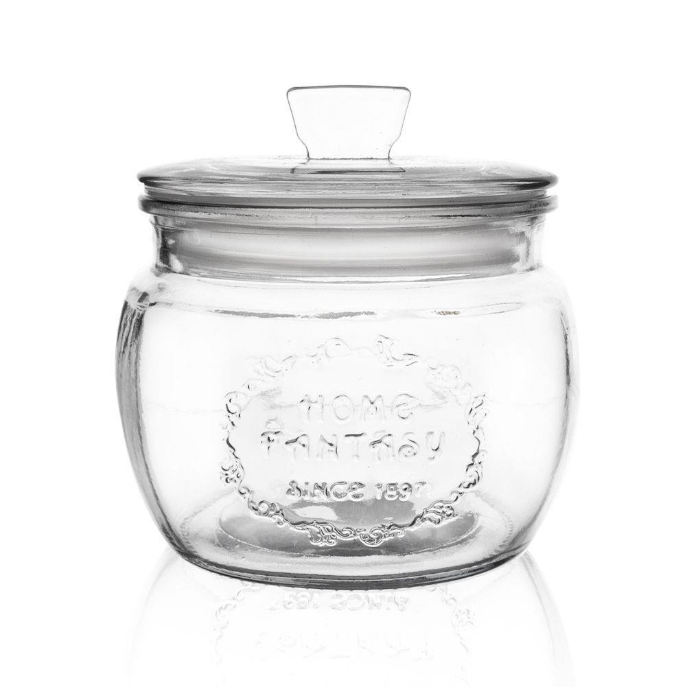 Recipient depozitare, Orion, Sticla, 0.7 L, Transparent