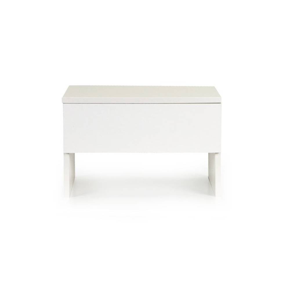 Noptiera cu Sertar, Bigshot BST005W, 44 x 33 x 29 cm, Alba