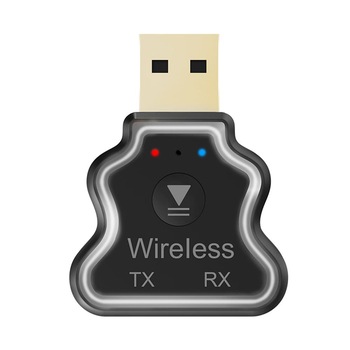 Transmitter/Receiver M10 3-in-1, Bluetooth 5.0, A2DP, Jack 3.5mm, 4.2 x 3.3 x 2.1 cm, Negru Transmitter/Receiver M10 3-in-1, Bluetooth 5.0, A2DP, Jack 3.5mm, 4.2 x 3.3 x 2.1 cm, Negru