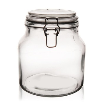 Recipient depozitare, Orion, Sticla, Inchidere etansa, 1.85 L, Transparent Recipient depozitare, Orion, Sticla, Inchidere etansa, 1.85 L, Transparent