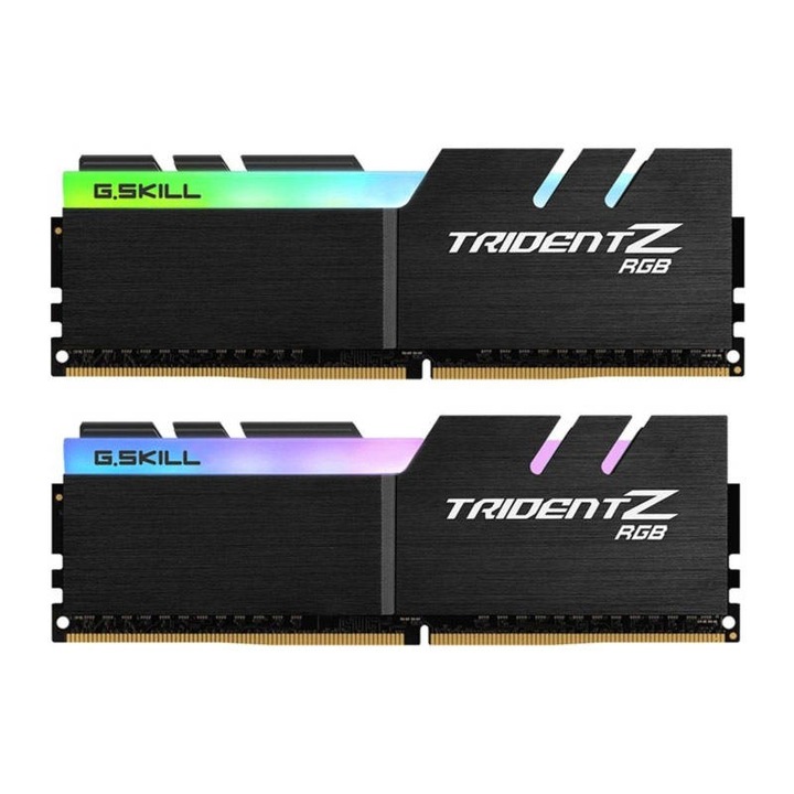 Памет GSKill Trident Z, RGB 32GB (2x16GB), DDR4, 4000MHz, CL18