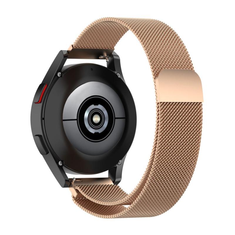 Curea otel inoxidabil Tech-Protect Milaneseband compatibila cu Samsung Galaxy Watch 4 / Galaxy Watch 4 Classic Gold