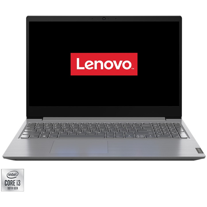 Лаптоп Lenovo V15 IML, Intel® Core™ i3-10110U, 15.6", Full HD, RAM 8GB, 256GB SSD, Intel® UHD Graphics, No OS, Iron Grey