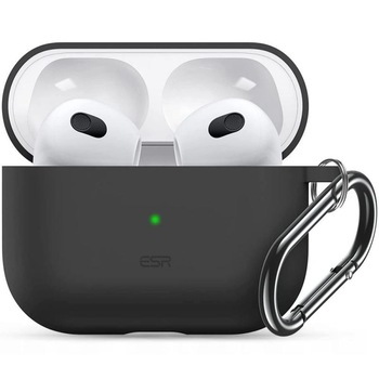 Carcasa ESR Bounce compatibila cu Apple AirPods 3 Black Carcasa ESR Bounce compatibila cu Apple AirPods 3 Black