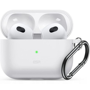 Carcasa ESR Bounce compatibila cu Apple AirPods 3 White Carcasa ESR Bounce compatibila cu Apple AirPods 3 White