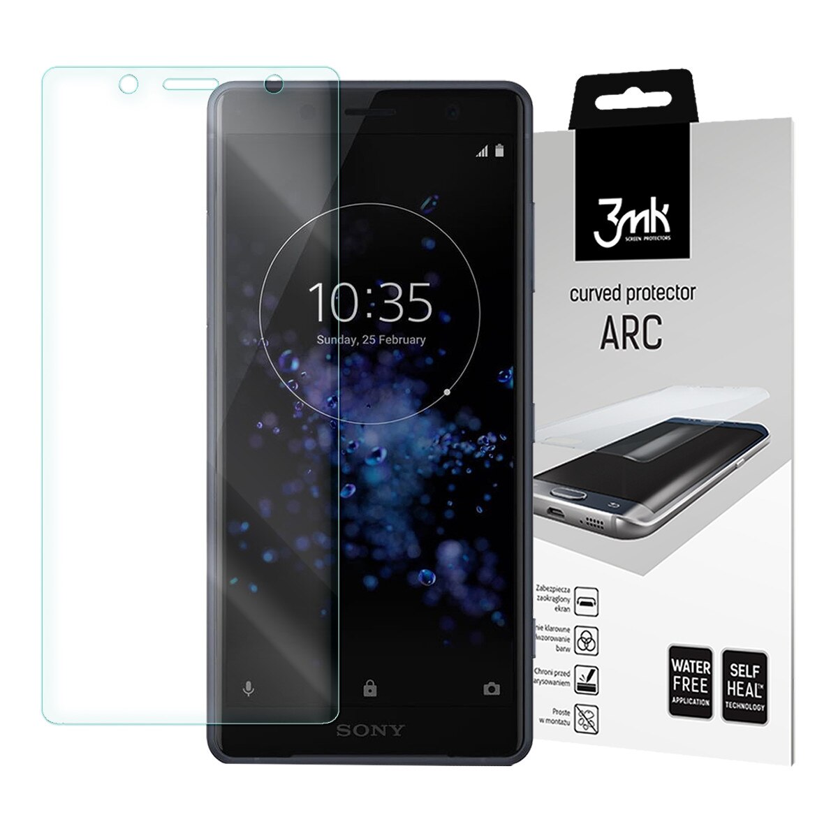 Folie de protectie, 3MK, Compatibil cu XPERIA XZ2 COMPACT, PET, Transparent